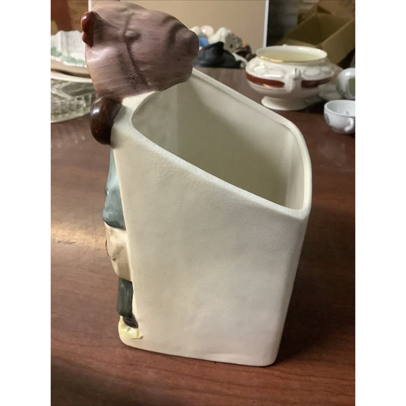 Vintage NAPCOWARE Little Boy Planter 9000 IMPORT JAPAN Umbrella Satchel Spring * - Picture 6 of 8